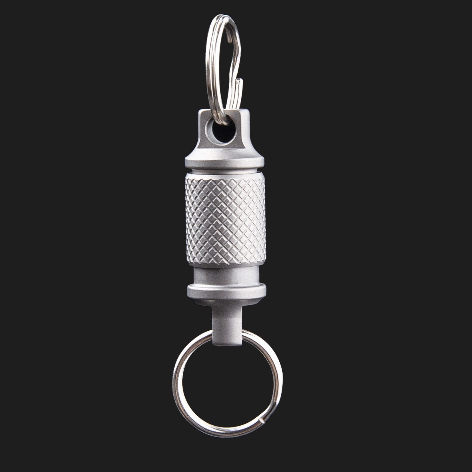 Titanium Alloy Keychain Key Holder Removable 360 Degree Rotation Multifunctional Portable for Waist Belt Outdoor Tool Men Women-1