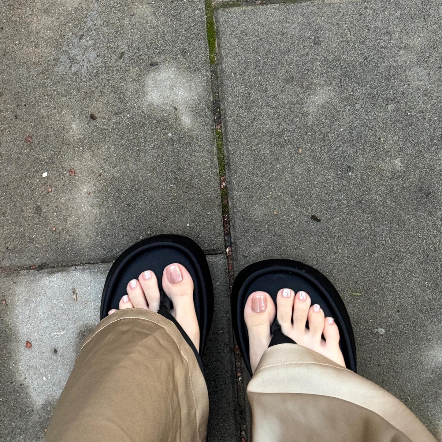 Small Raise The Bottom Flip Flops Women's Summer Outer Wear Flip-flops