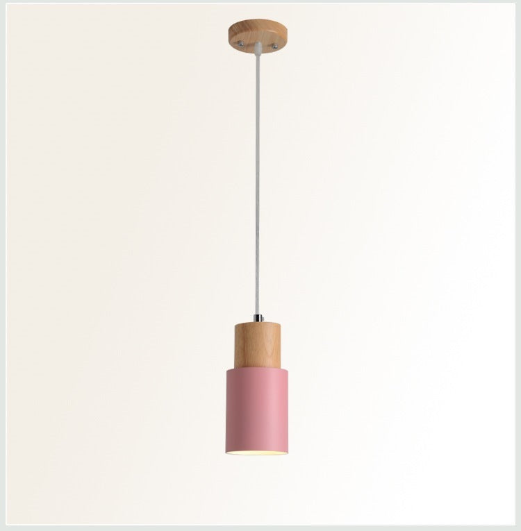 Wood-Pendant-Lights Island-Bar Hang-Lamp