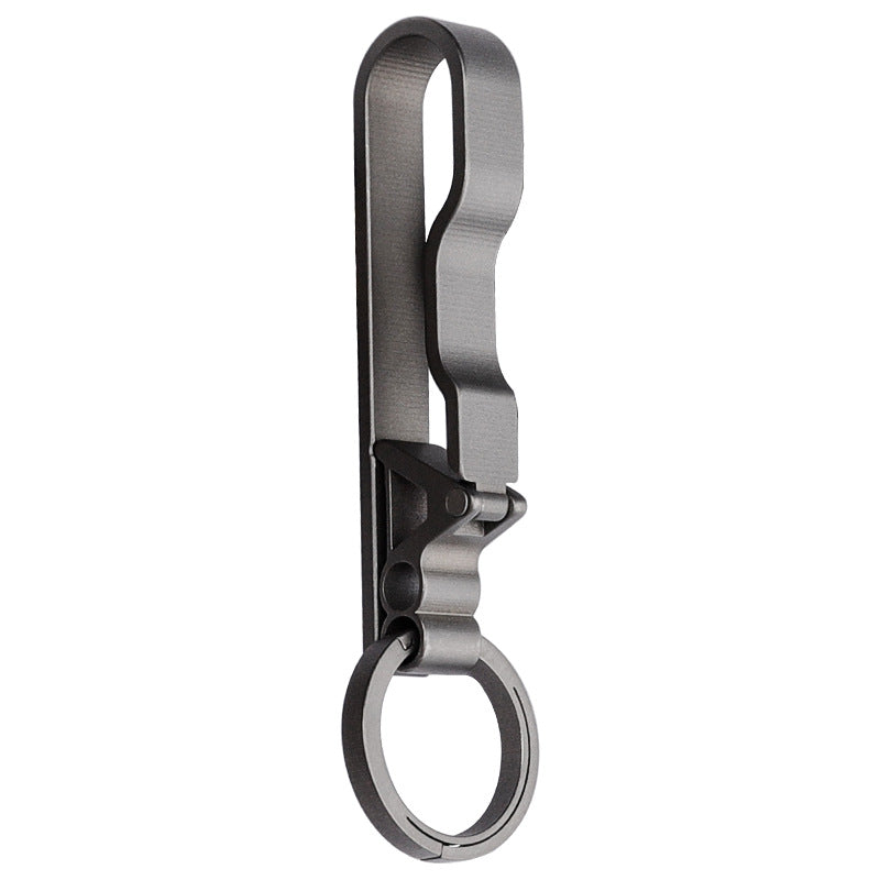 Men's Titanium Alloy Keychain - Lightweight & Strong Key Ring-4