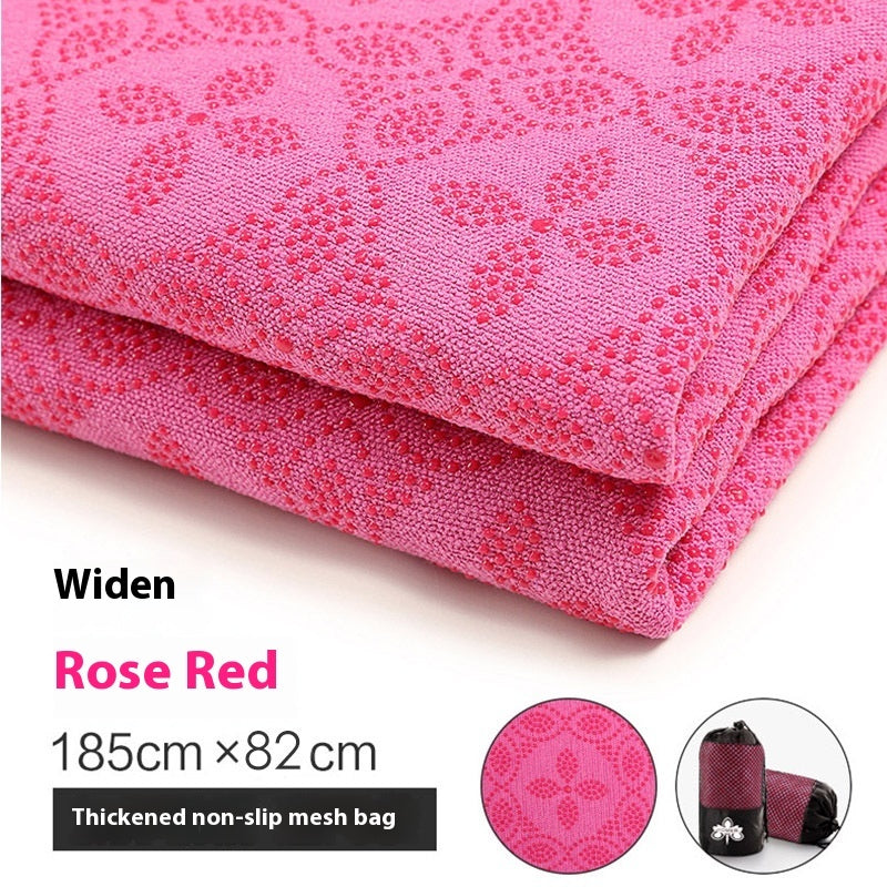 Home Anti Slip Particle Sweat Absorbing Yoga Towel