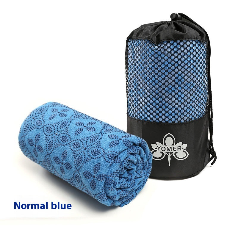 Home Anti Slip Particle Sweat Absorbing Yoga Towel