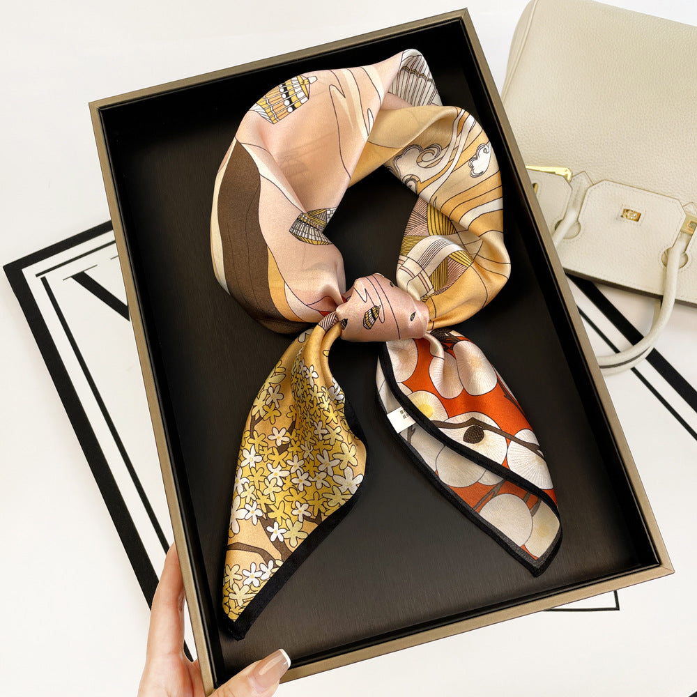 70CM Silk Handkerchief  Luxurious