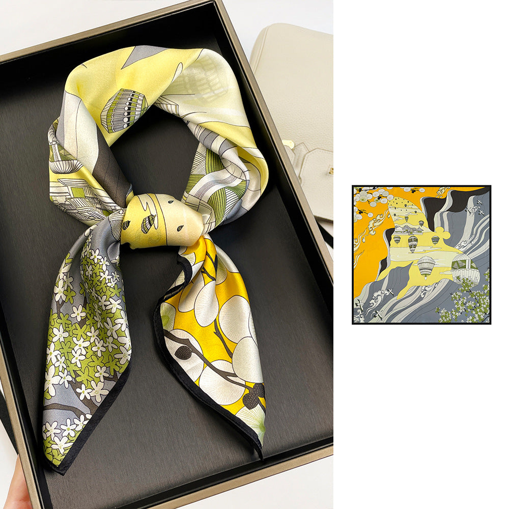 70CM Silk Handkerchief  Luxurious