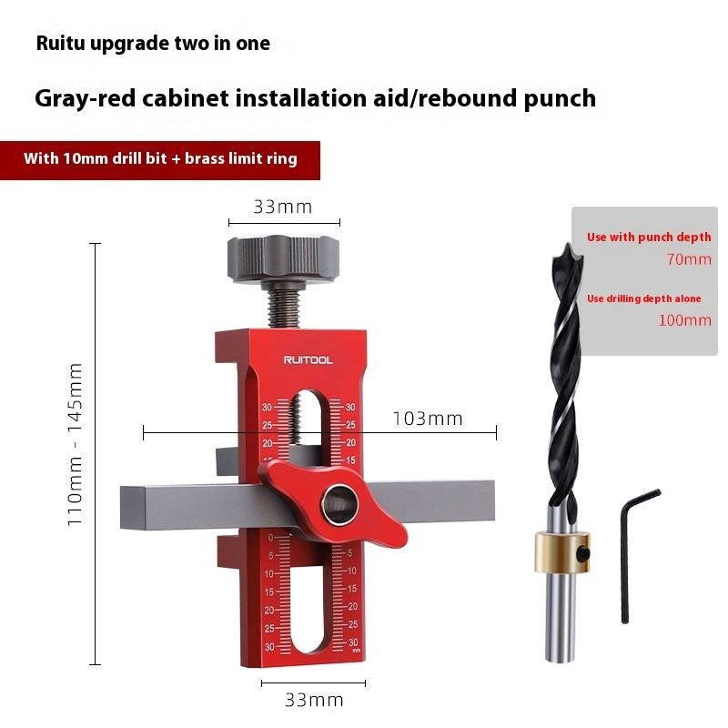 Cabinet Door Installation Aid Aluminum Alloy