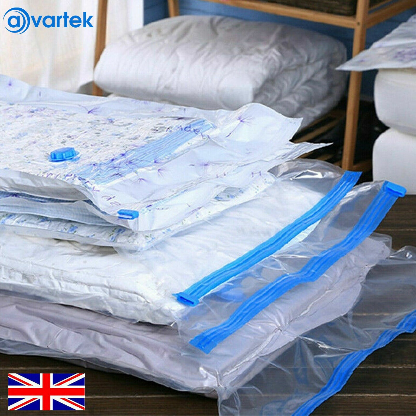 6 X STRONG VACUUM STORAGE SPACE SAVING BAGS VAC BAG SPACE SAVER VACCUM VACUM-BAG