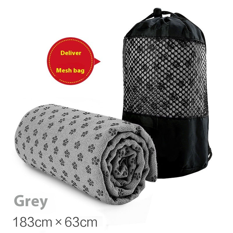 Home Anti Slip Particle Sweat Absorbing Yoga Towel