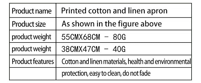 Kitchen Household Oil-proof Sleeveless Apron